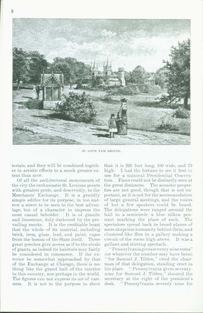 Saint Louis in 1884: "the future great city of the world." vist0024e